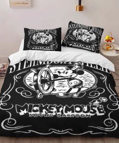 Alternative view of Housse De Couette Mickey Mouse Steamboat Willie 2 Parure de lit Ensemble De Literie