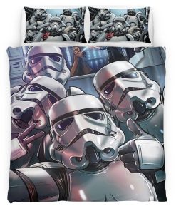 Housse De Couette Stormtrooper Selfie Parure de lit Ensemble De Literie