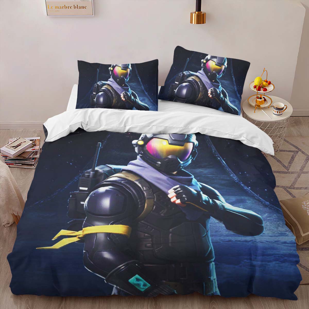 Housse De Couette Summit Seeker VanStyles Stealth Reflex Fortnite Parure de lit Ensemble De Literie – Image 2