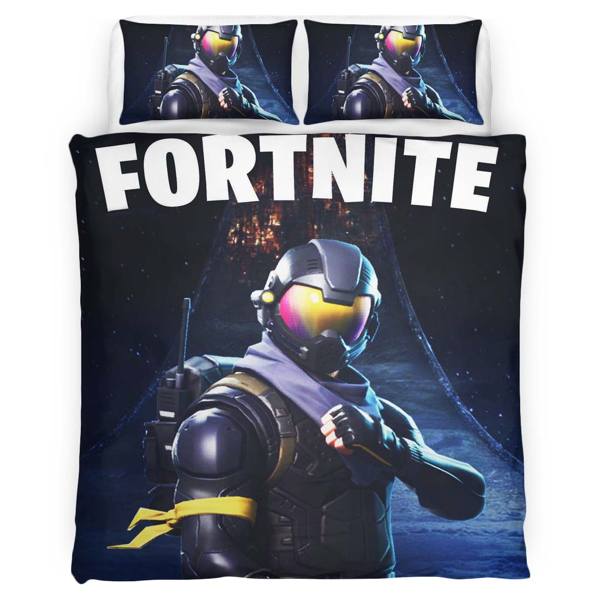 Housse De Couette Summit Seeker VanStyles Stealth Reflex Fortnite Parure de lit Ensemble De Literie