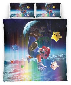 Housse De Couette Super Mario 12 Parure de lit Ensemble De Literie