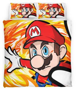 Housse De Couette Super Mario 17 Parure de lit Ensemble De Literie