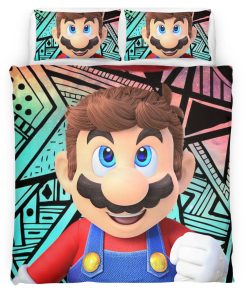 Housse De Couette Super Mario 19 Parure de lit Ensemble De Literie