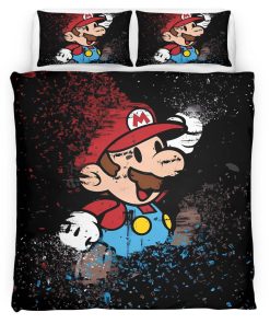 Housse De Couette Super Mario 2 Parure de lit Ensemble De Literie
