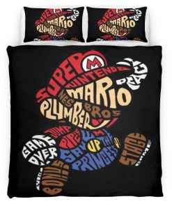 Housse De Couette Super Mario 22 Parure de lit Ensemble De Literie