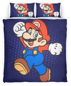 Housse De Couette Super Mario 23 Parure de lit Ensemble De Literie