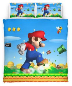 Housse De Couette Super Mario 7 Parure de lit Ensemble De Literie