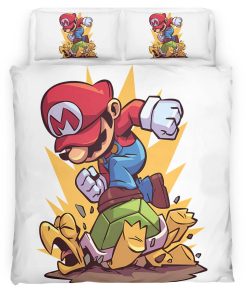 Housse De Couette Super Mario 9 Parure de lit Ensemble De Literie
