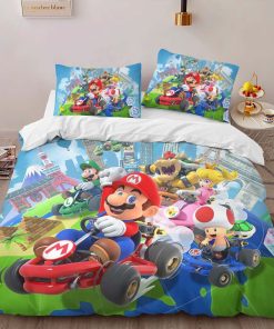 Alternative view of Housse De Couette Personnages Super Mario 1 Parure de lit Ensemble De Literie