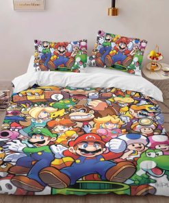 Alternative view of Housse De Couette Personnages Super Mario 12 Parure de lit Ensemble De Literie