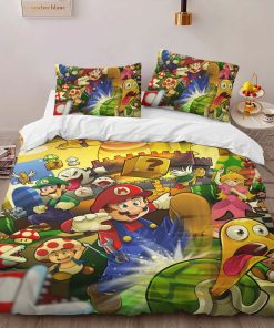 Alternative view of Housse De Couette Personnages Super Mario 13 Parure de lit Ensemble De Literie