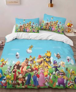 Alternative view of Housse De Couette Personnages Super Mario 15 Parure de lit Ensemble De Literie