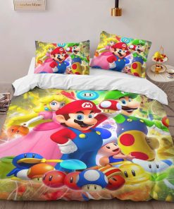 Alternative view of Housse De Couette Personnages Super Mario 17 Parure de lit Ensemble De Literie