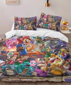 Alternative view of Housse De Couette Personnages Super Mario 20 Parure de lit Ensemble De Literie