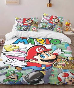 Alternative view of Housse De Couette Personnages Super Mario 23 Parure de lit Ensemble De Literie