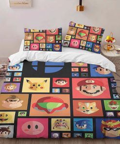 Alternative view of Housse De Couette Personnages Super Mario 26 Parure de lit Ensemble De Literie