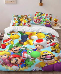 Alternative view of Housse De Couette Personnages Super Mario 27 Parure de lit Ensemble De Literie