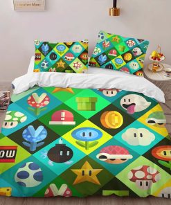Alternative view of Housse De Couette Personnages Super Mario 29 Parure de lit Ensemble De Literie