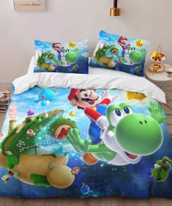 Alternative view of Housse De Couette Personnages Super Mario 3 Parure de lit Ensemble De Literie