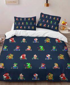 Alternative view of Housse De Couette Personnages Super Mario 30 Parure de lit Ensemble De Literie