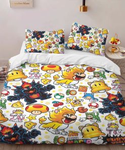 Alternative view of Housse De Couette Personnages Super Mario 31 Parure de lit Ensemble De Literie