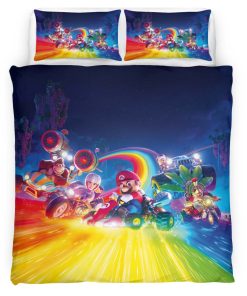 Housse De Couette Personnages Super Mario 38 Parure de lit Ensemble De Literie