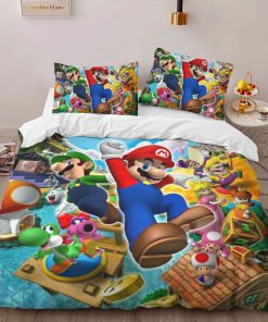Alternative view of Housse De Couette Personnages Super Mario 4 Parure de lit Ensemble De Literie