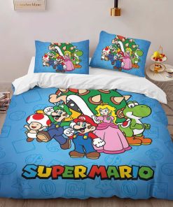Alternative view of Housse De Couette Personnages Super Mario 40 Parure de lit Ensemble De Literie