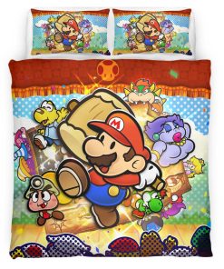 Housse De Couette Personnages Super Mario 41 Parure de lit Ensemble De Literie