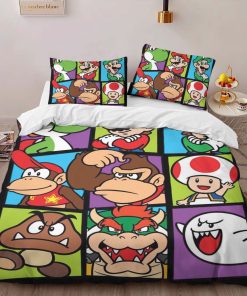 Alternative view of Housse De Couette Personnages Super Mario 44 Parure de lit Ensemble De Literie