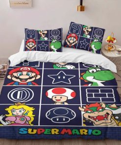 Alternative view of Housse De Couette Personnages Super Mario 46 Parure de lit Ensemble De Literie