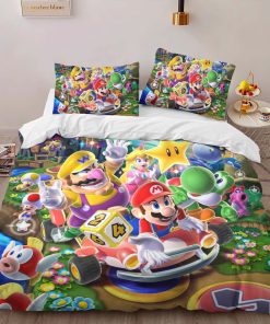 Alternative view of Housse De Couette Super Mario Personnages Parure de lit Ensemble De Literie