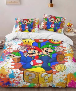 Alternative view of Housse De Couette Super Mario Luigi Parure de lit Ensemble De Literie