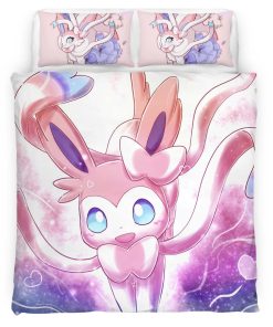 Housse De Couette Nymphali Pokémon 8 Parure de lit Ensemble De Literie