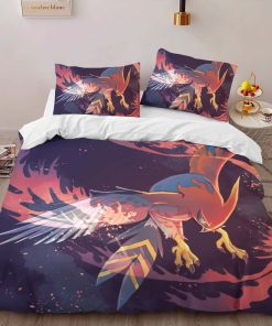 Alternative view of Housse De Couette Flambusard Pokémon 7 Parure de lit Ensemble De Literie