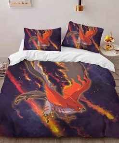Alternative view of Housse De Couette Flambusard Pokémon 9 Parure de lit Ensemble De Literie