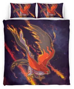 Housse De Couette Flambusard Pokémon 9 Parure de lit Ensemble De Literie