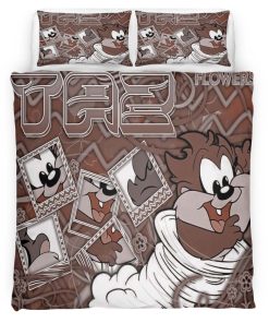 Housse De Couette Taz le Diable de Tasmanie Looney Tunes 07 Parure de lit Ensemble De Literie