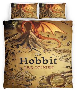 Housse De Couette Le Hobbit J.R.R. Tolkien 2 Parure de lit Ensemble De Literie