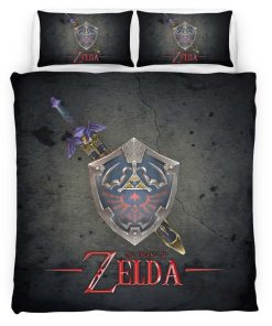 Housse De Couette The Legend of Zelda – Logo Art Parure de lit Ensemble De Literie