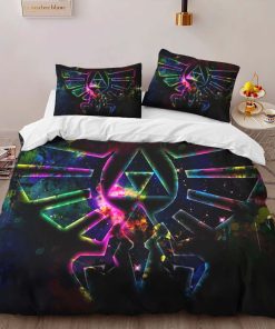 Alternative view of Housse De Couette The Legend of Zelda – Logo Style Galaxie Parure de lit Ensemble De Literie