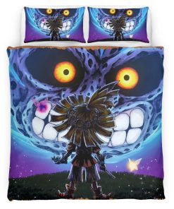 Housse De Couette The Legend of Zelda – Masque de Majora 3 Parure de lit Ensemble De Literie