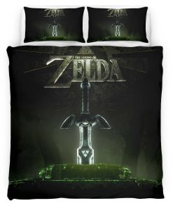 Housse De Couette The Legend of Zelda – Épée de Légende Parure de lit Ensemble De Literie