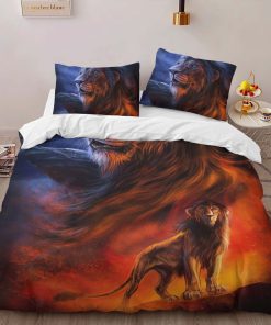 Alternative view of Housse De Couette Le Roi Lion 1003 Parure de lit Ensemble De Literie
