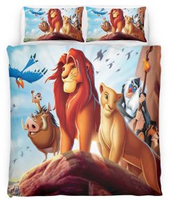 Housse De Couette Le Roi Lion Tous les personnages 15 Parure de lit Ensemble De Literie