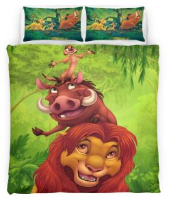 Housse De Couette Le Roi Lion Personnages 02 Parure de lit Ensemble De Literie