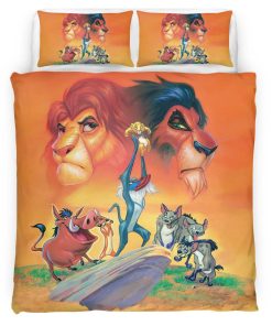 Housse De Couette Le Roi Lion Personnages 11 Parure de lit Ensemble De Literie