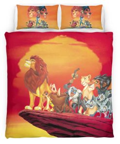 Housse De Couette Le Roi Lion Personnages 12 Parure de lit Ensemble De Literie