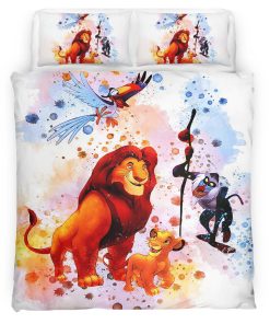 Housse De Couette Le Roi Lion Personnages 13 Parure de lit Ensemble De Literie