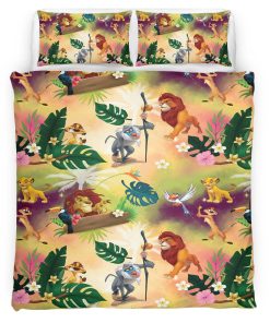 Housse De Couette Le Roi Lion Personnages 19 Parure de lit Ensemble De Literie